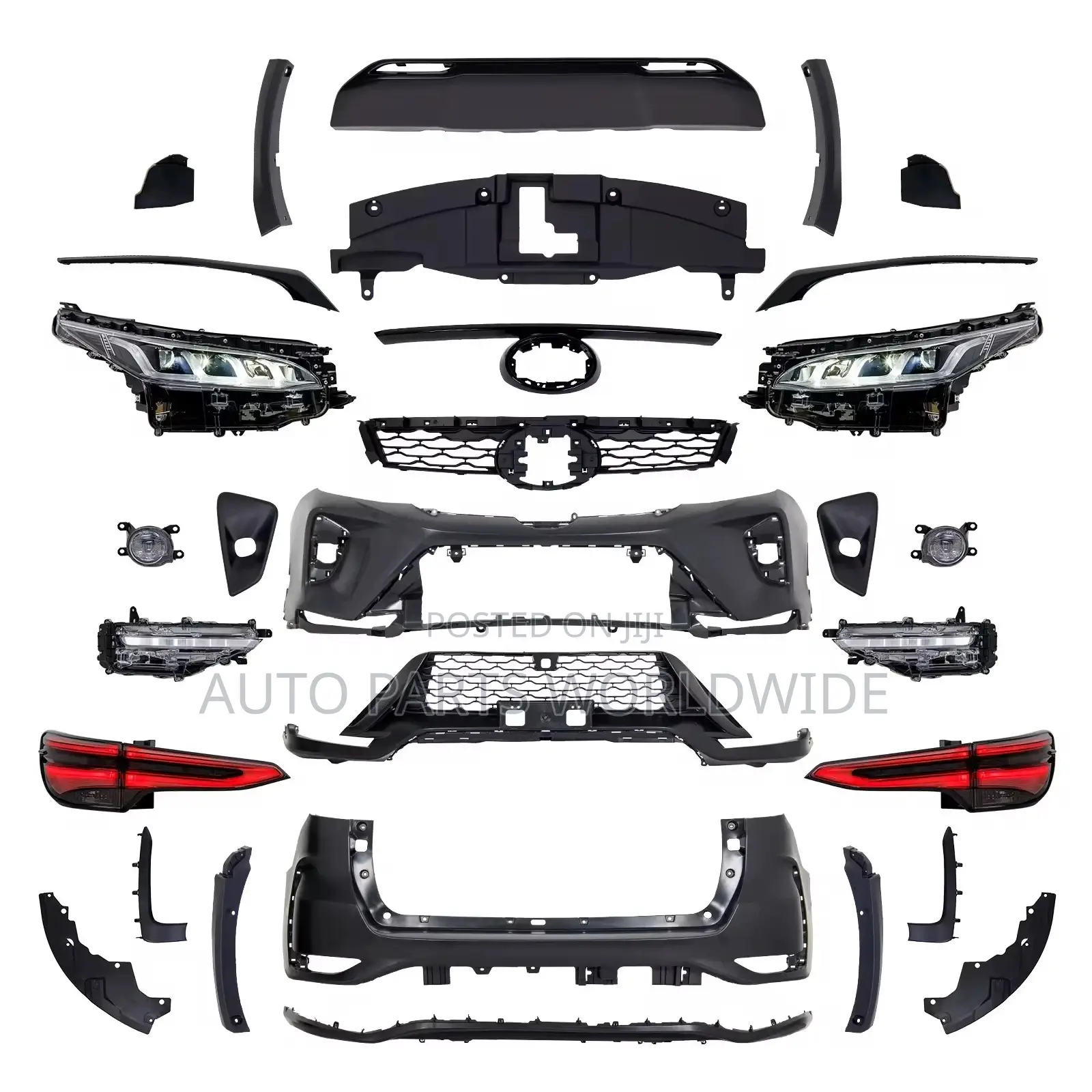 Toyota Fortuner Front Back Upgrade Kits 2019-2023