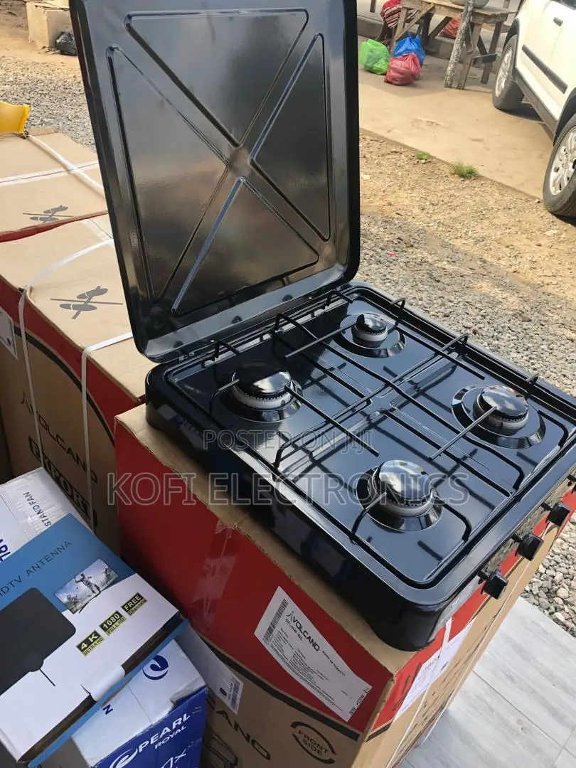 Modern 4 Burner Tabletop Cooker Smooth Control, Instant Heat!