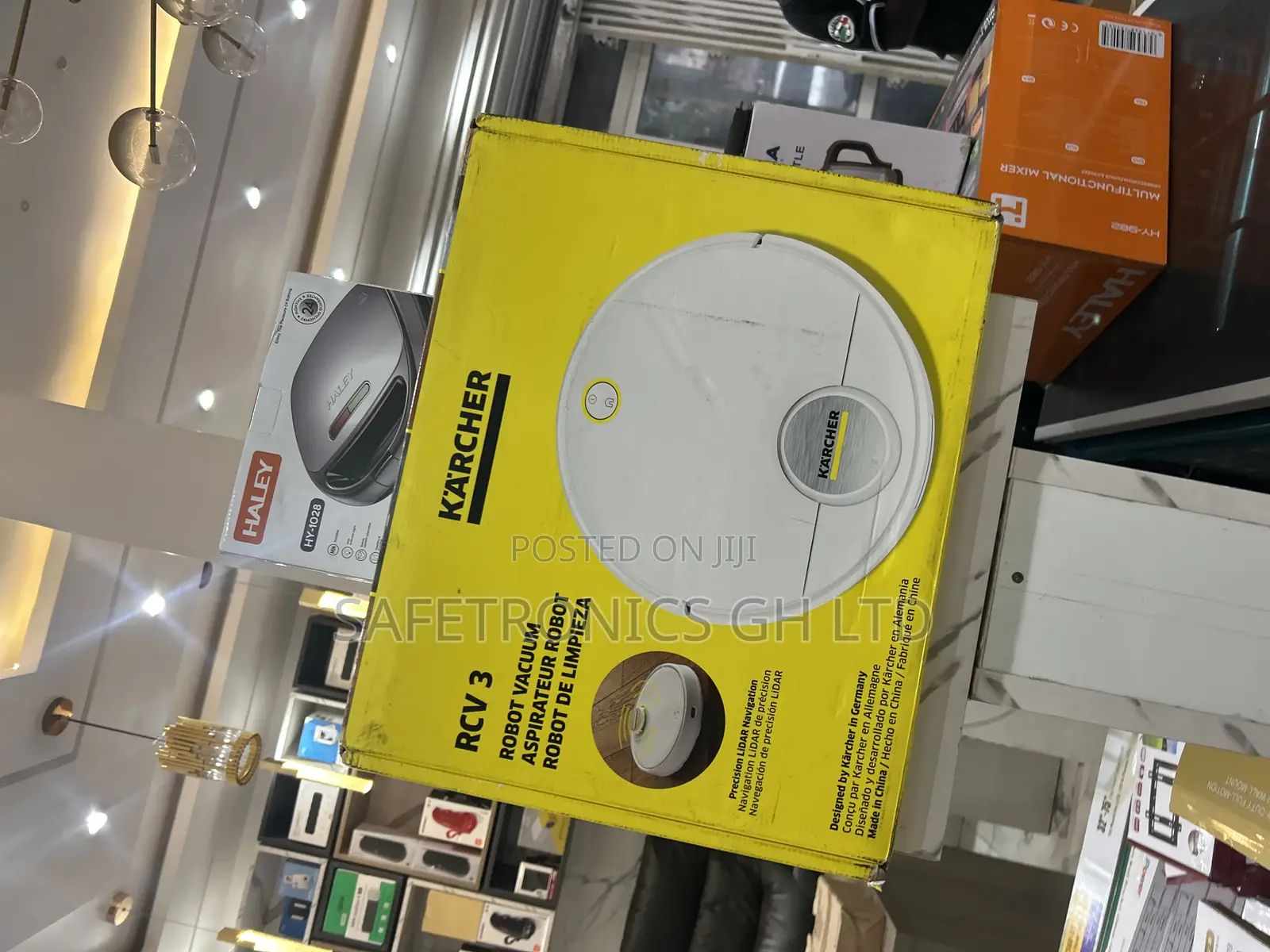 New Premium Karcher Rcv3 Robot Vacuum Cleaner White
