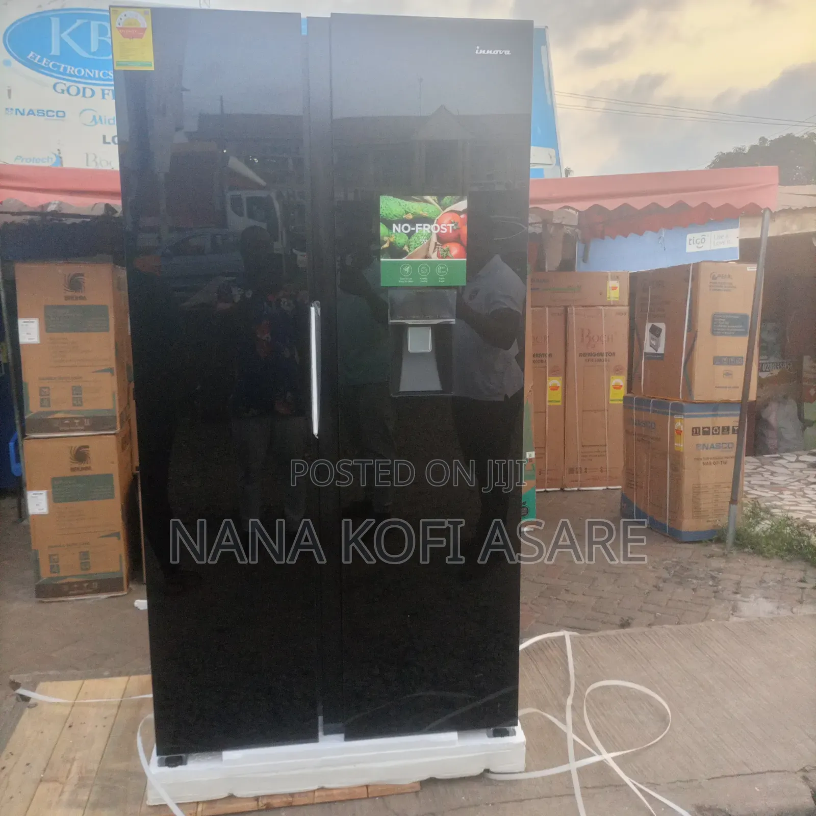 Innova 550litres Side by Side With Dispenser