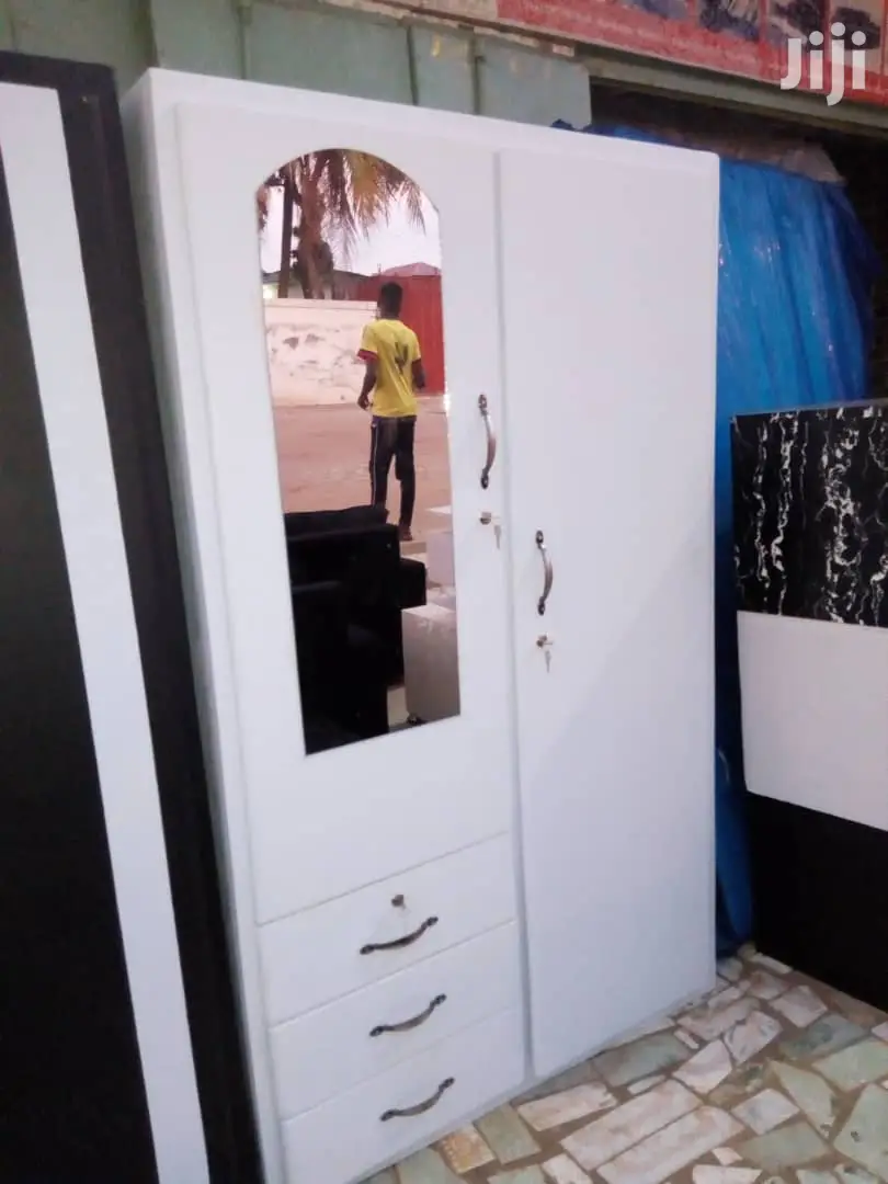 Pure White Double Wardrobe . Free Delivery