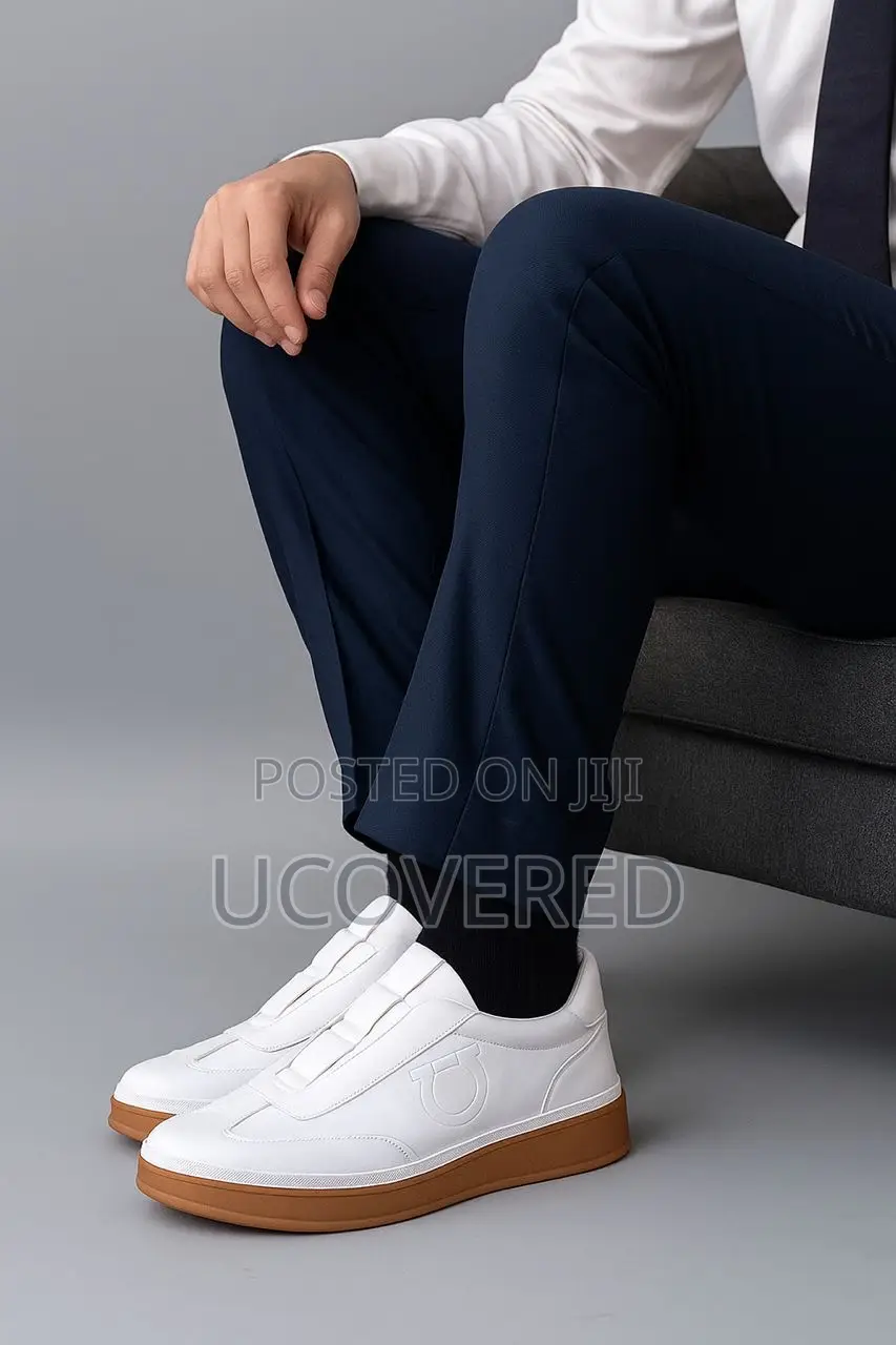 Ferragamo High Quality Leather Men’S Sneakers