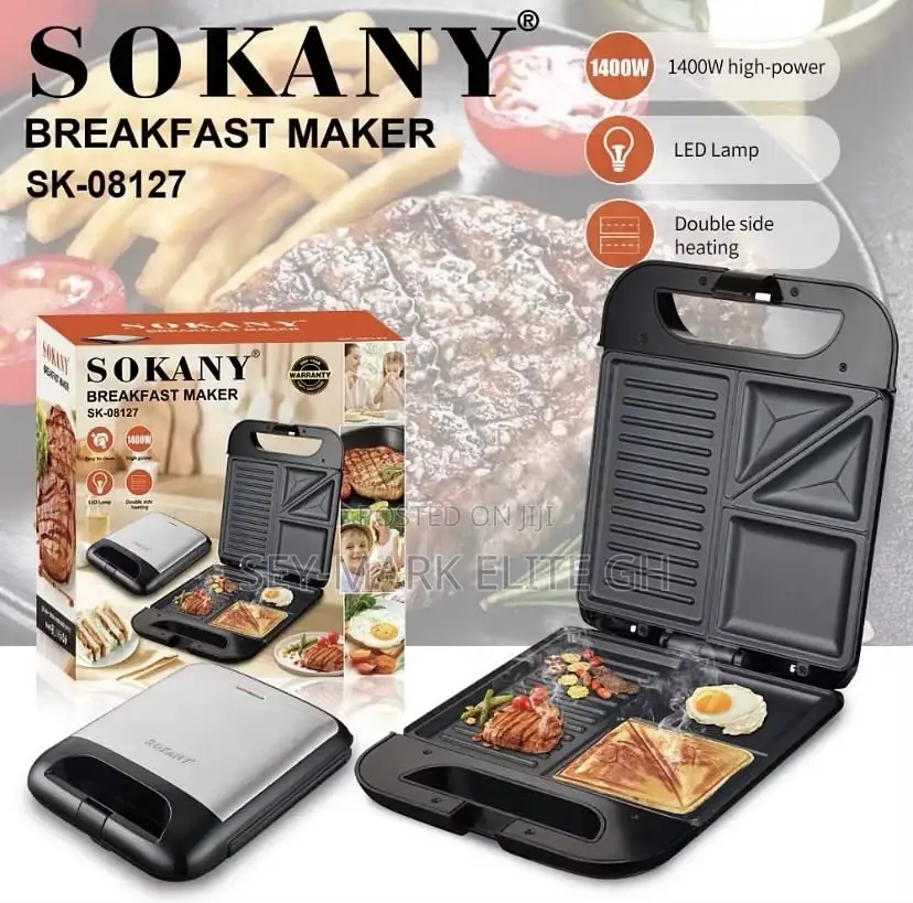 Sokany Multifunction Breakfast Maker /Grill Maker