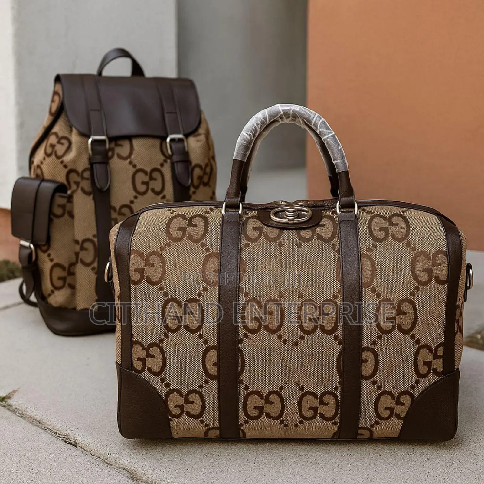 Lovely Duffel and Classy Backpack Set