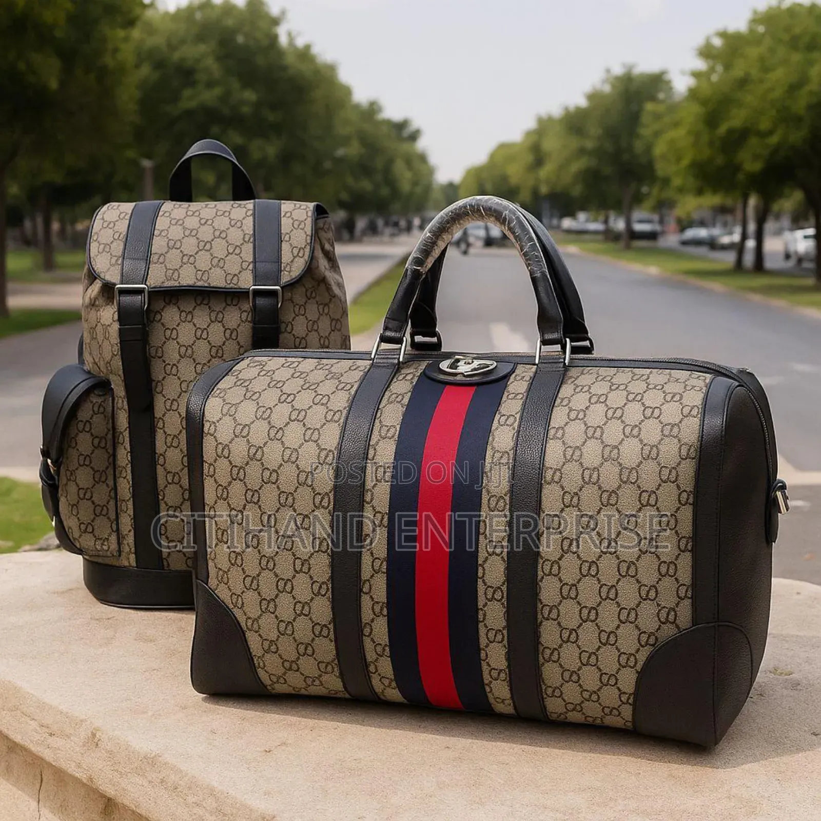 Lovely Duffel and Classy Backpack Set