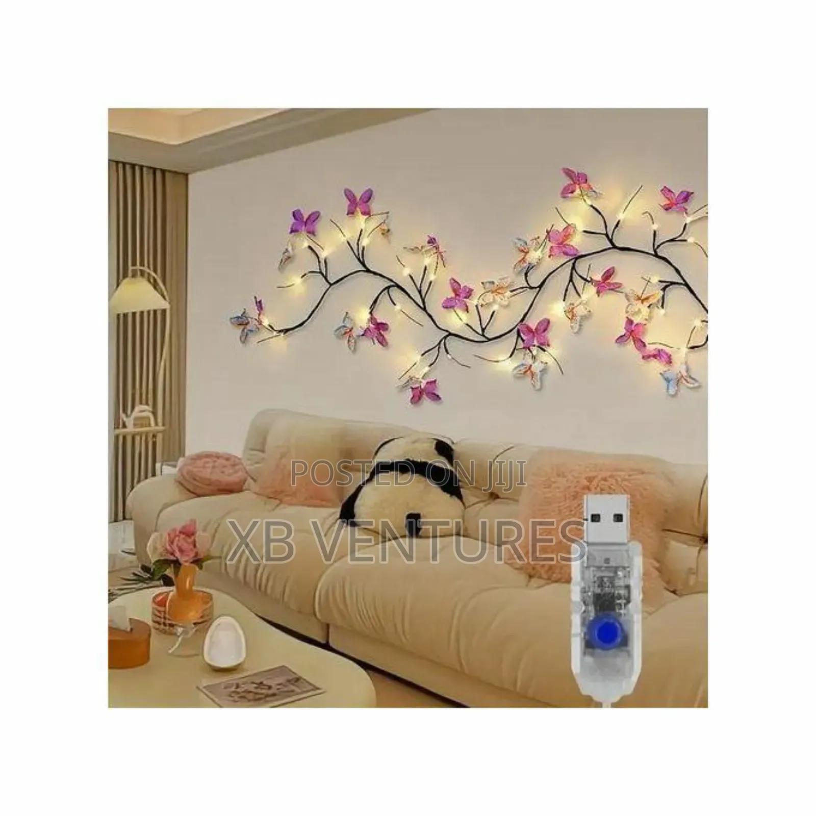 1pc Butterfly Branch Led Wall Light