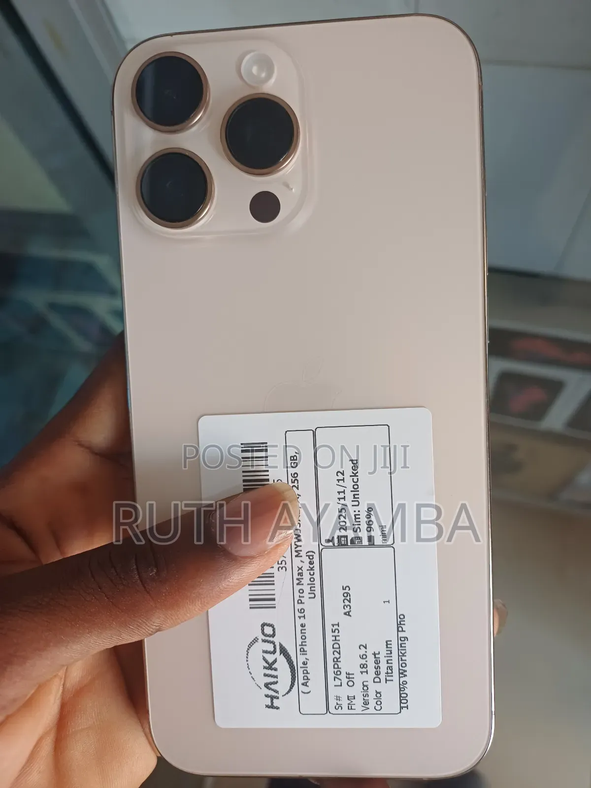 Apple iPhone 16 Pro Max 256 GB Gold
