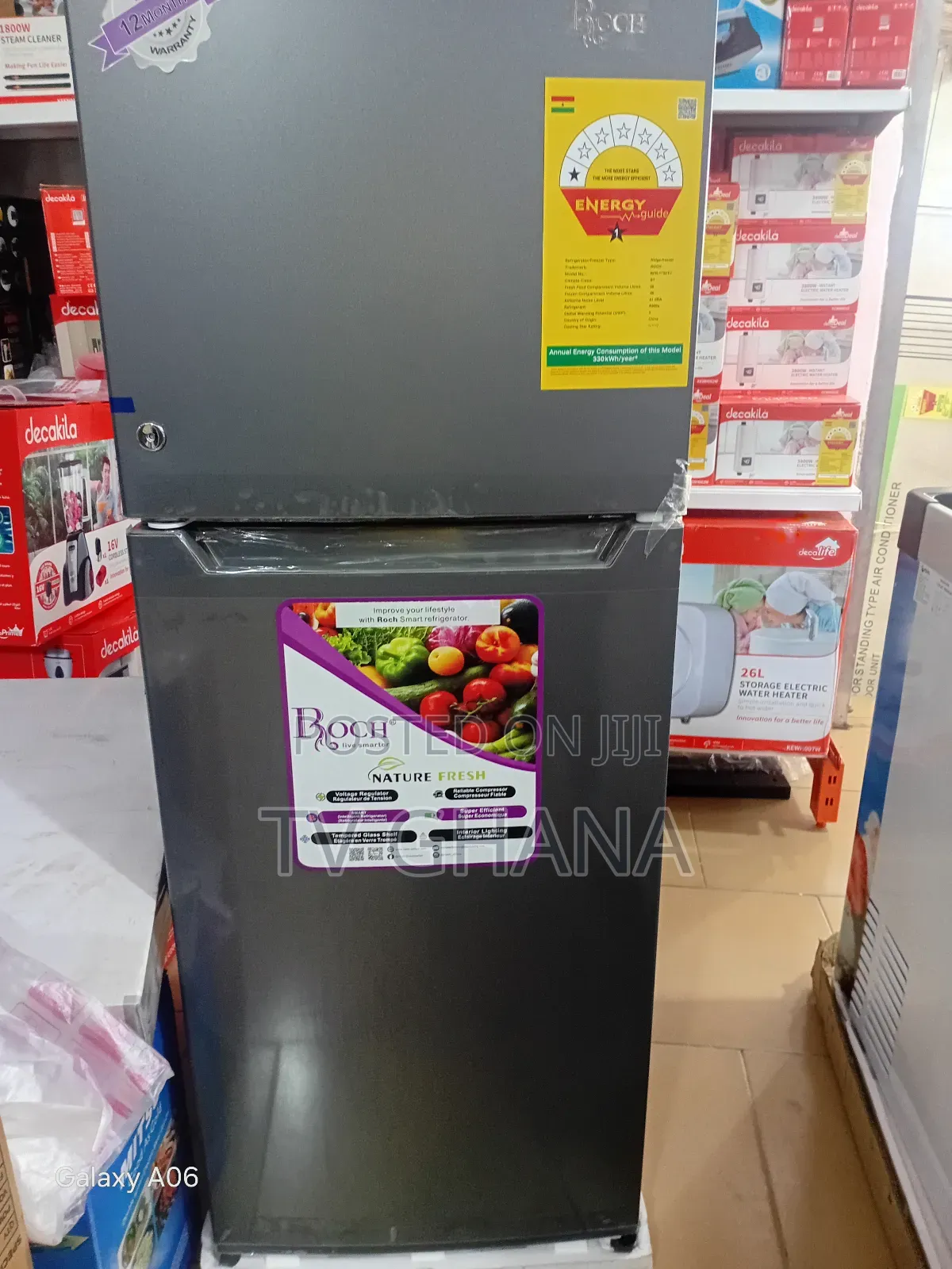 Roch 220l Double Door Fridge – Chill & Freeze Faster