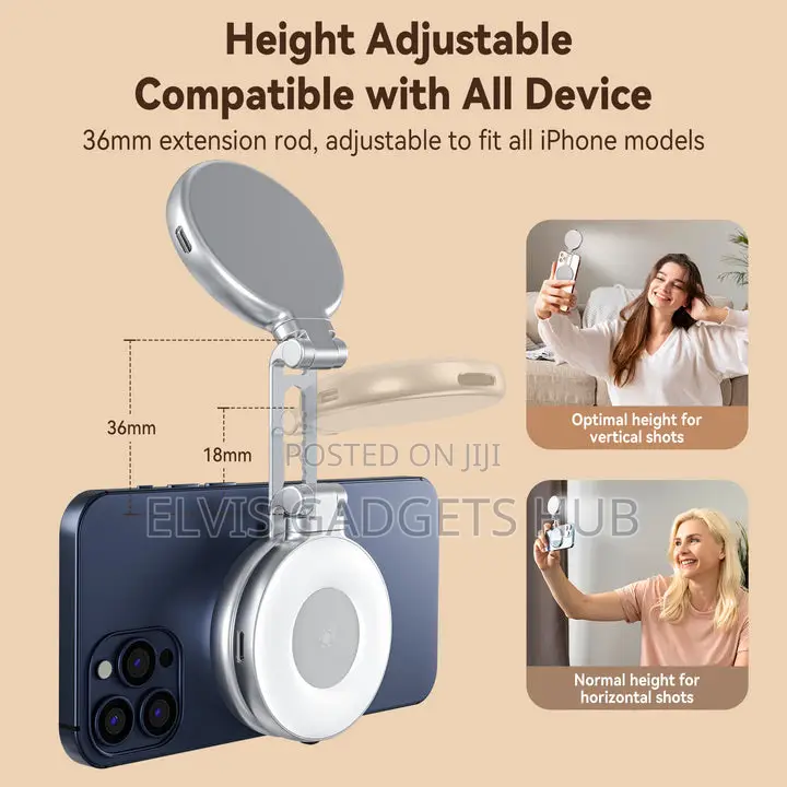 Telesin C03 Magnetic Selfie Ring Light