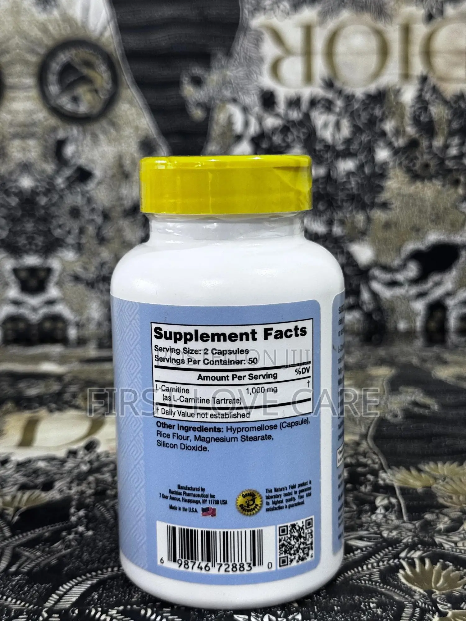 Nature's Field L Carnitine 1000mg