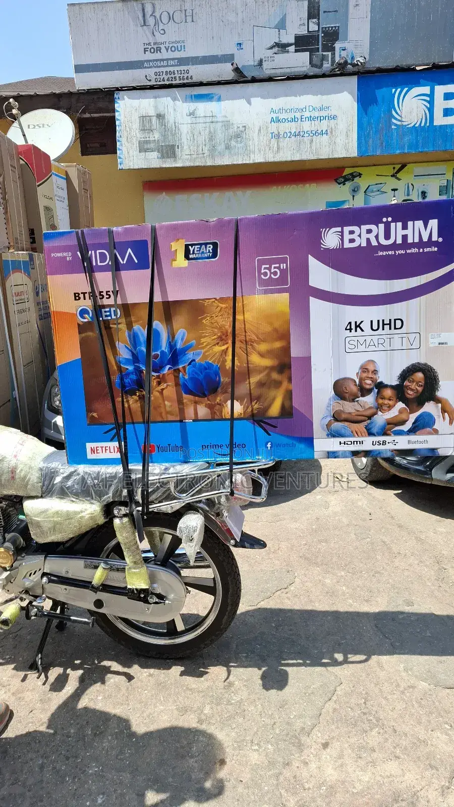 Bruhm 55-Inch Vidaa Qled Uhd Smart Tv