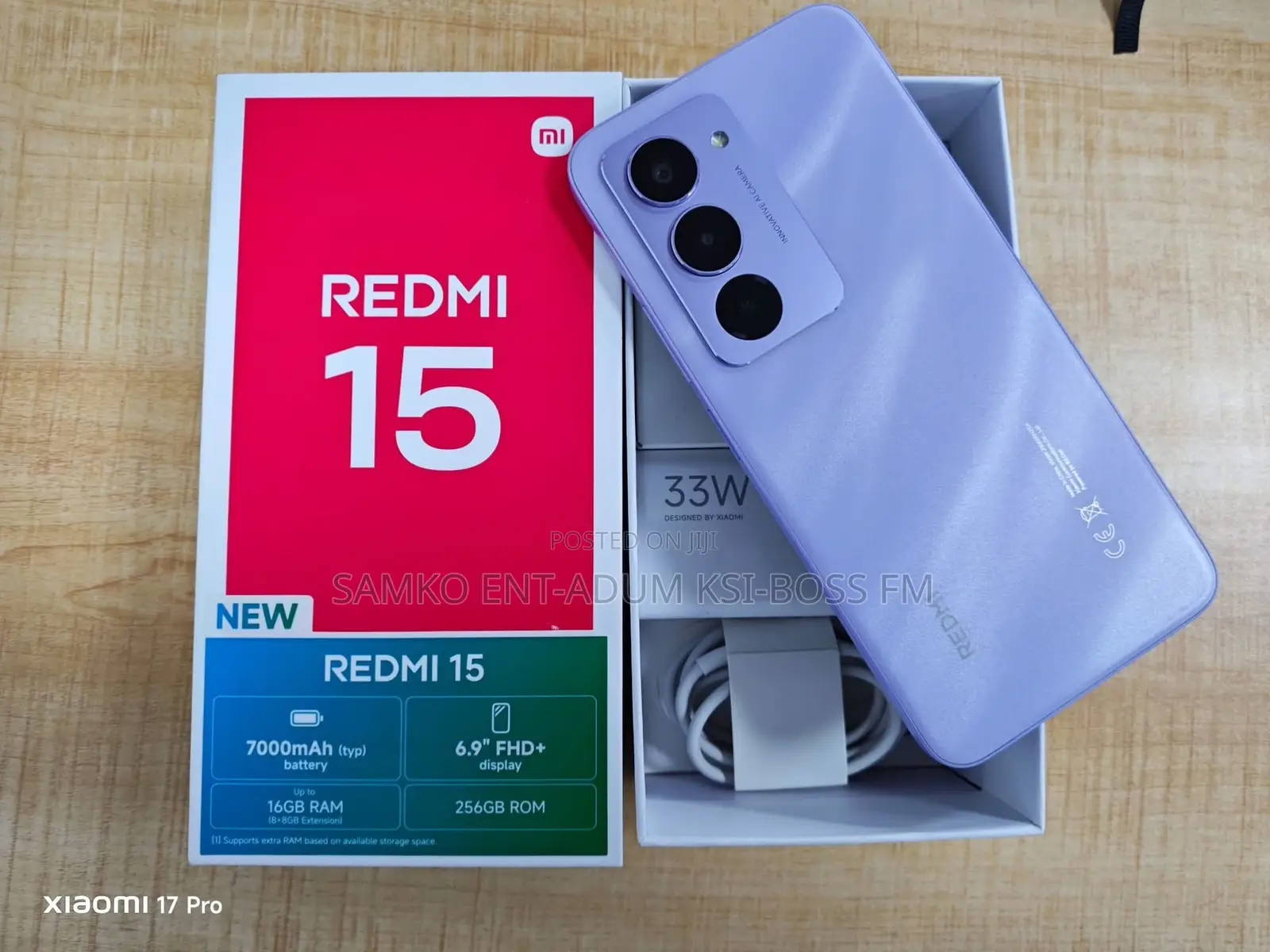 New Xiaomi Redmi 15 256 GB Black