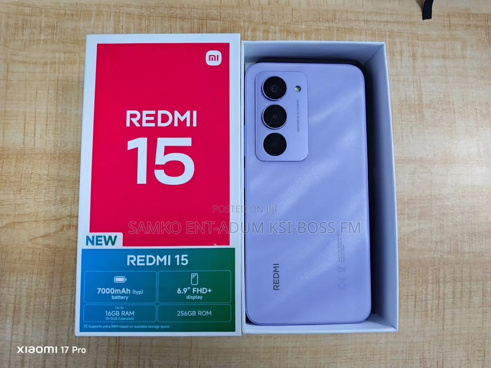 New Xiaomi Redmi 15 256 GB Black