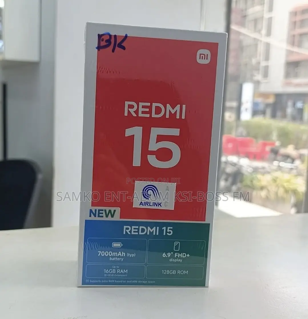 New Xiaomi Redmi 15 128 GB Black