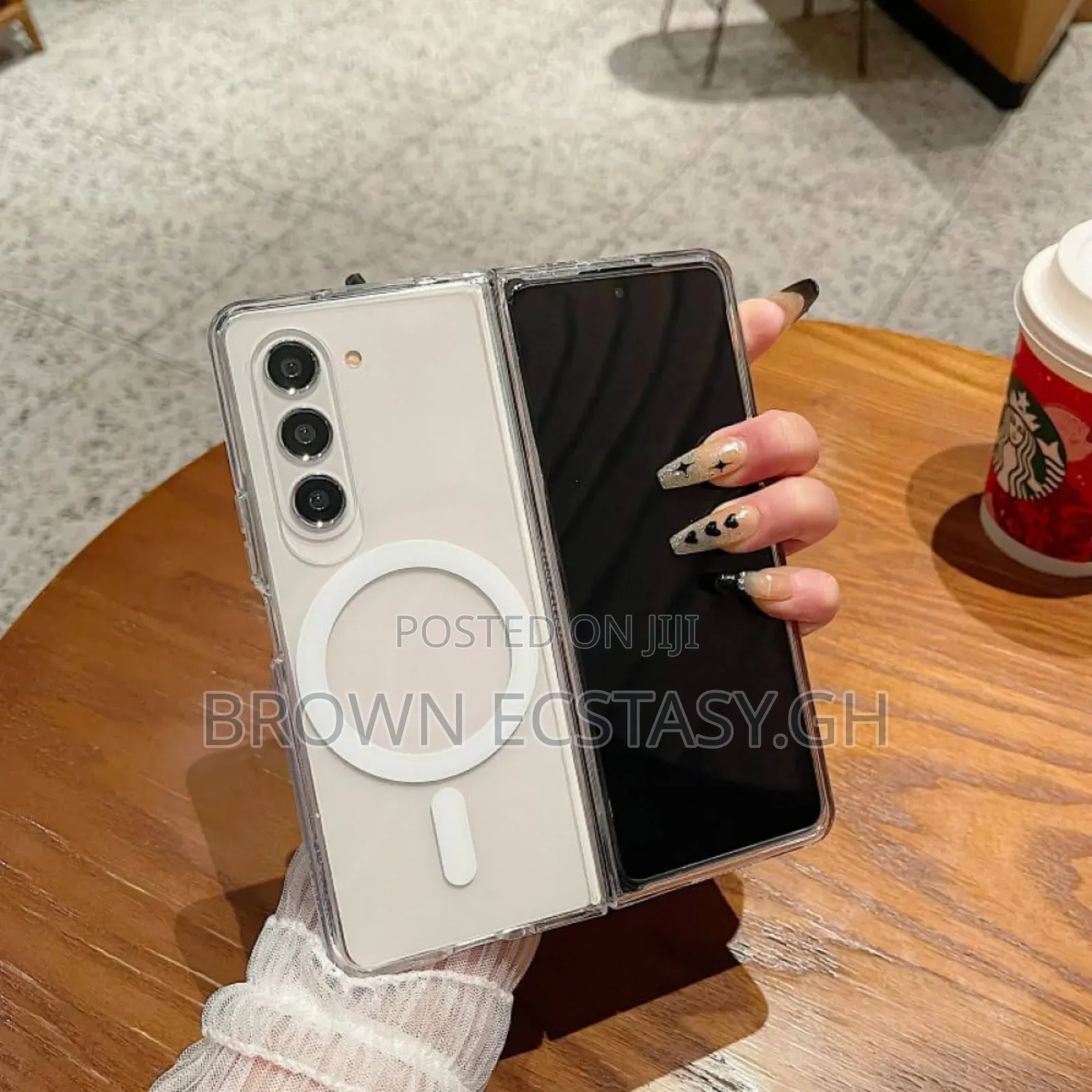 Galaxy Z Fold 3/4/5/6/7/8 Ultra Transparent Case