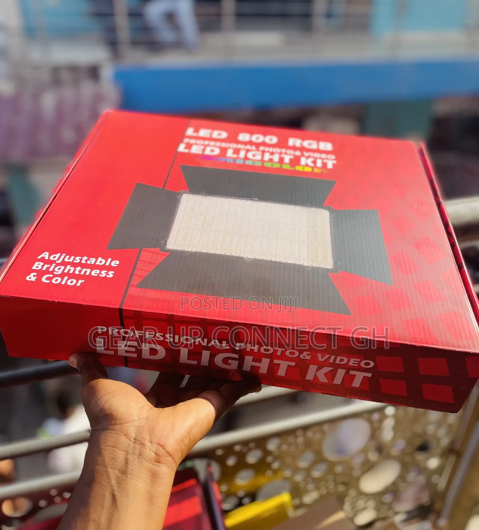 Led 800 Red Professional Video And Phot Led Light Kit
