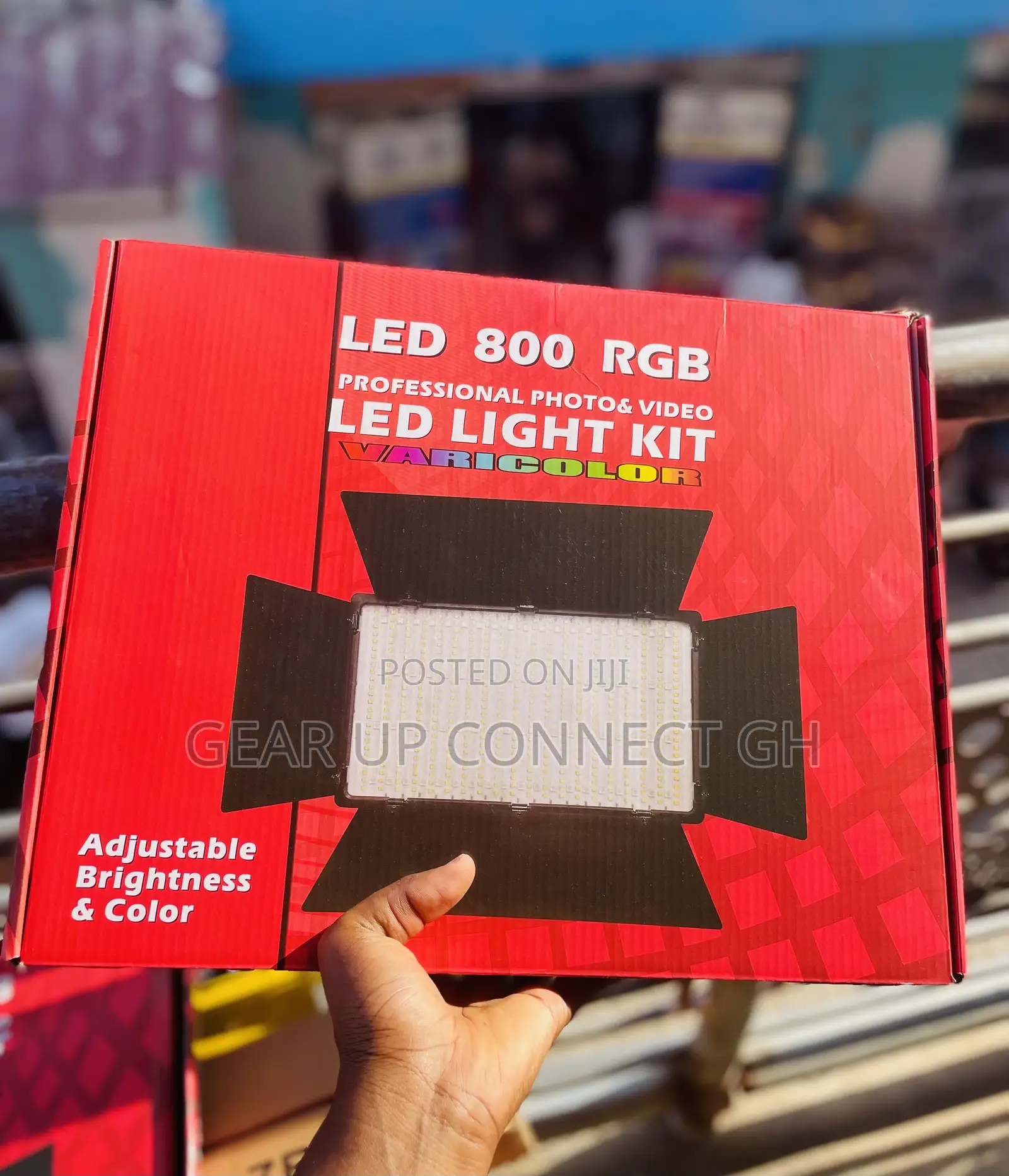 Led 800 Red Professional Video And Phot Led Light Kit