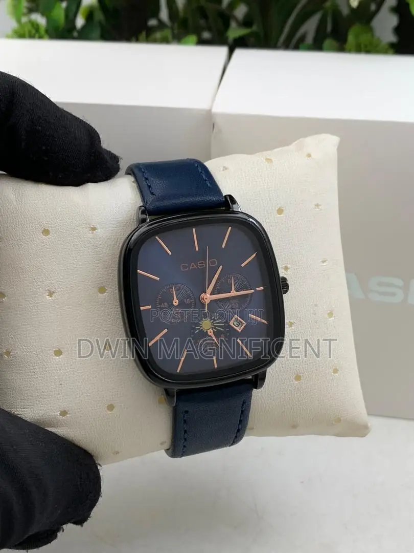 Round Face Casio Analog Watch