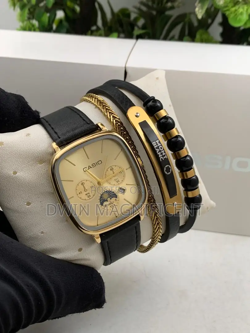 Round Face Casio Analog Watch