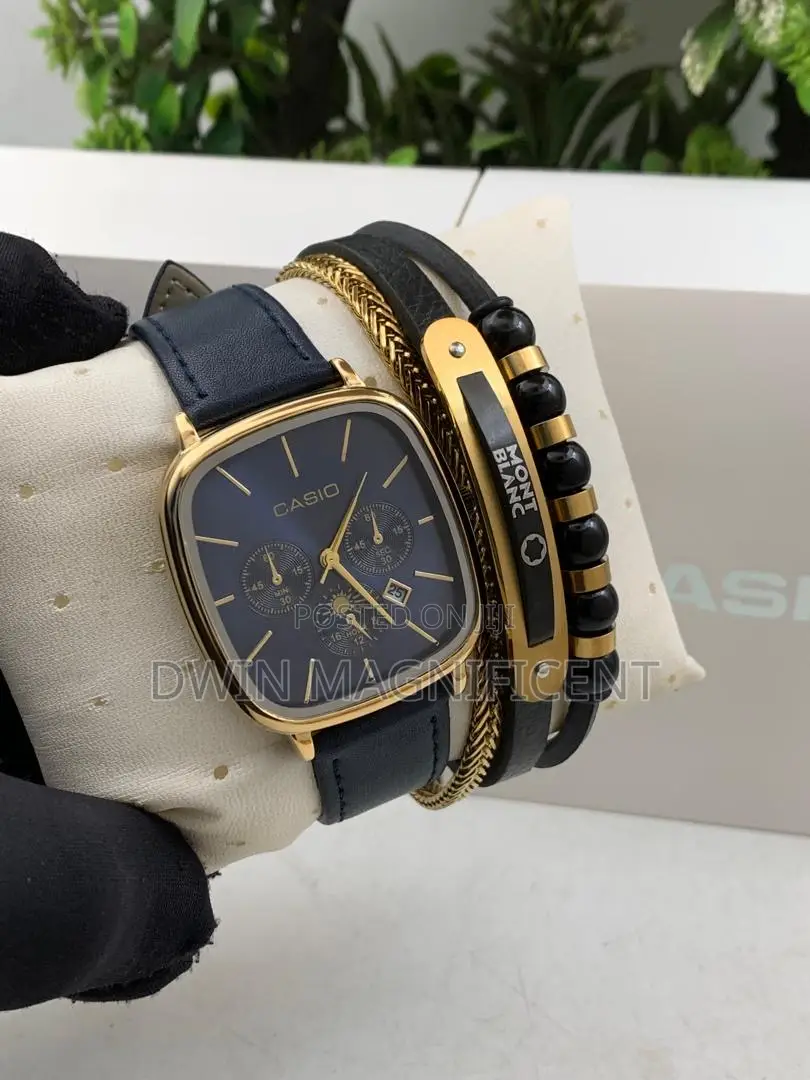 Round Face Casio Analog Watch