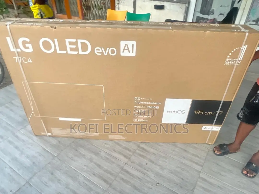 Lg 77” C4 Oled Pure Blacks, Pure Power Tv