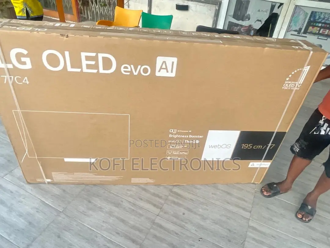 Lg 77” C4 Oled Pure Blacks, Pure Power Tv