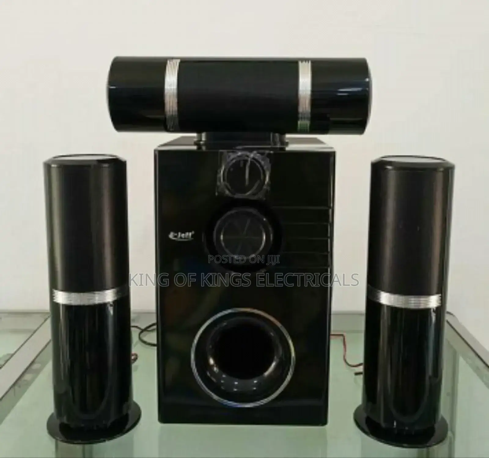 E Jeff A12 Electronic World Fm-Radio/Bluetooth Speakers(Black Color)