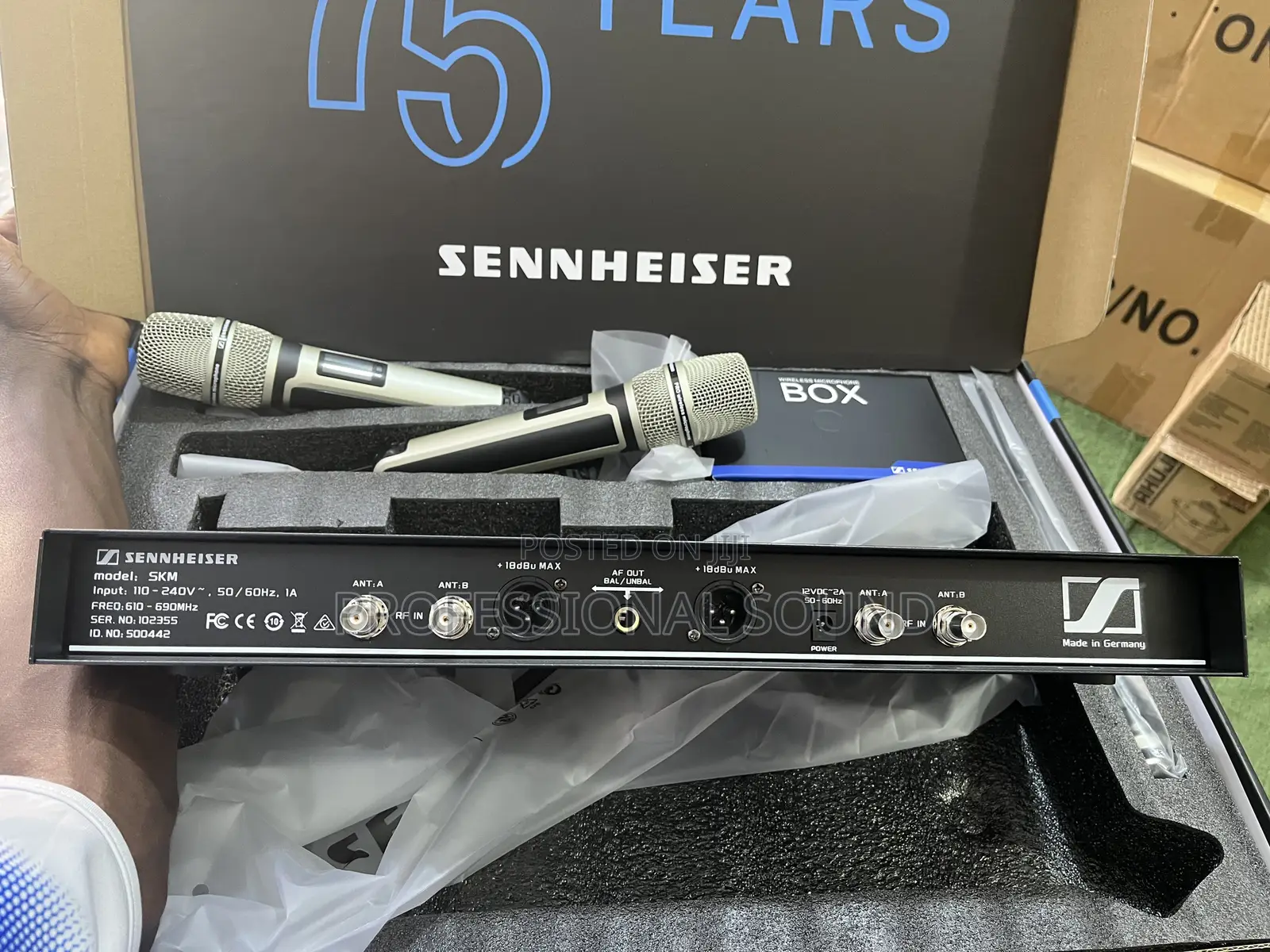 Professional Uhf Dual SKM 9000 Wireless Microphone System Wireless