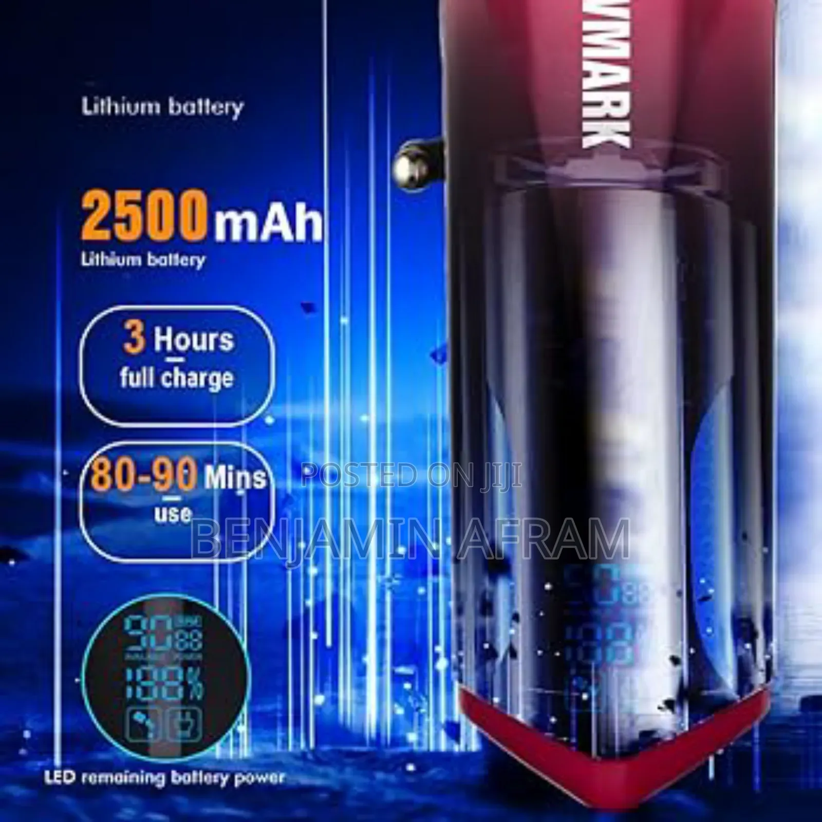 Lithium Battery Cordless Hair Clippers Ng-9009
