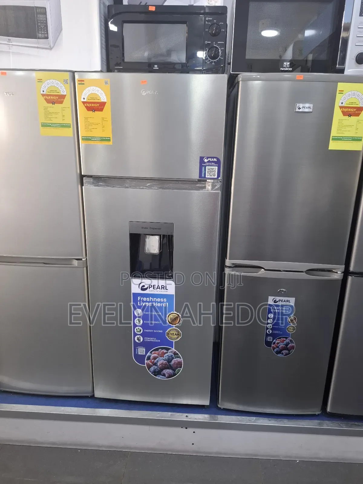 Top Freezer Pearl 204litres Brand New With Water Dispenser Available