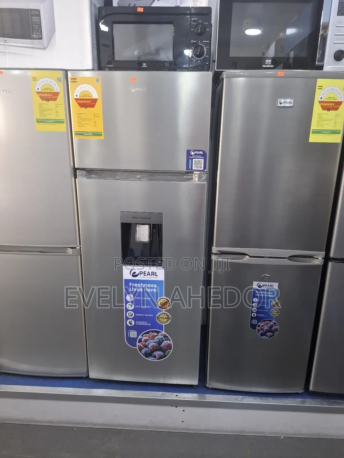 Top Freezer Pearl 204litres Brand New With Water Dispenser Available