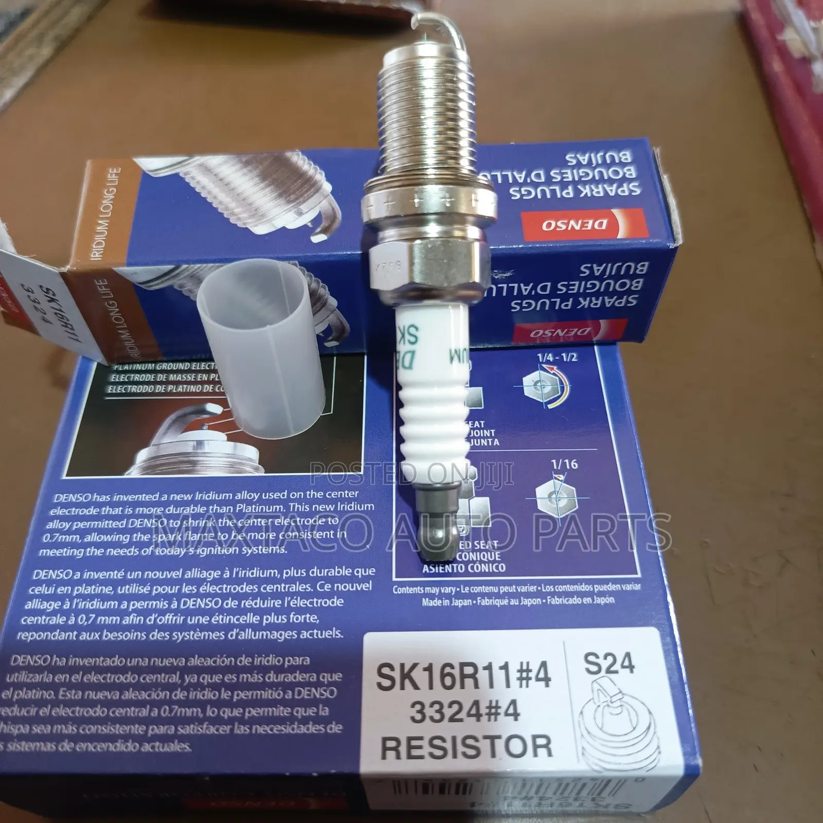 Denso 3324 (Sk16r11) Laser Iridium Plugs for Toyota