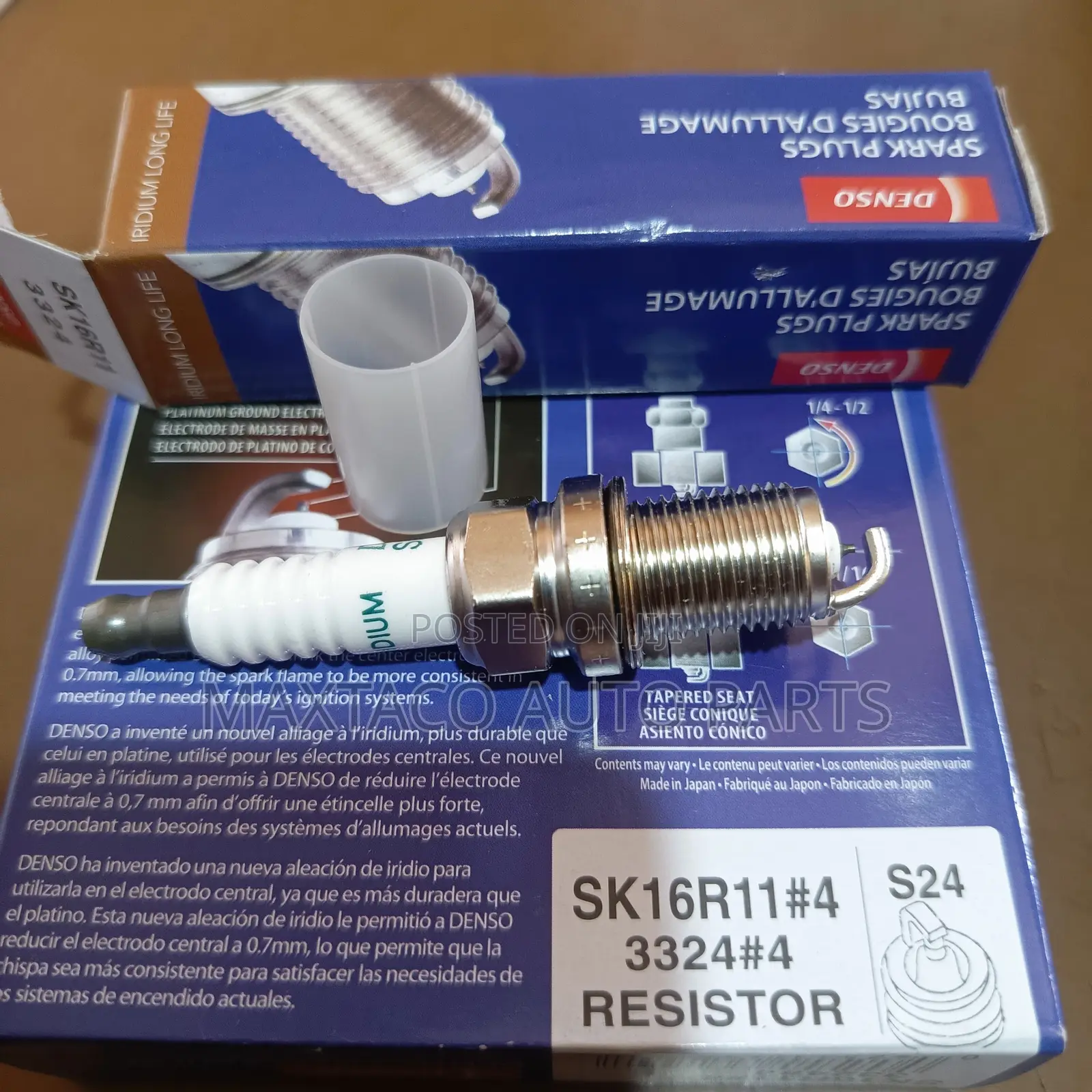 Denso 3324 (Sk16r11) Laser Iridium Plugs for Toyota