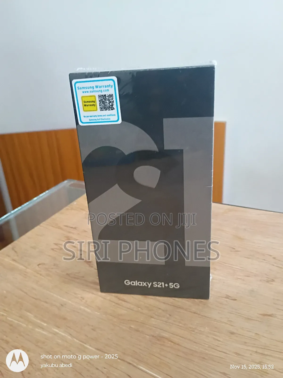 New Samsung Galaxy S21+ 5G 256 GB Black