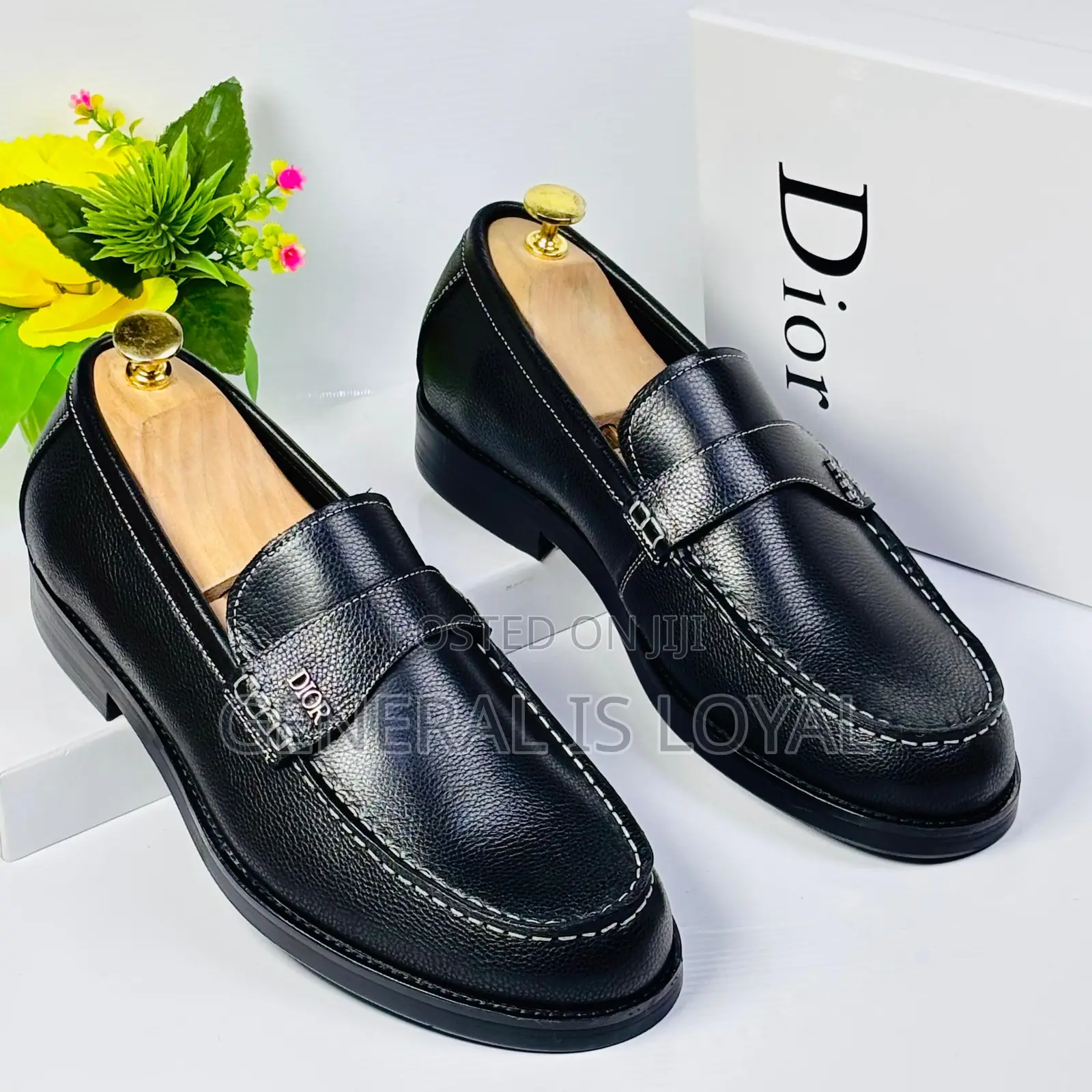 Dior Black Men’S Leather Loafers