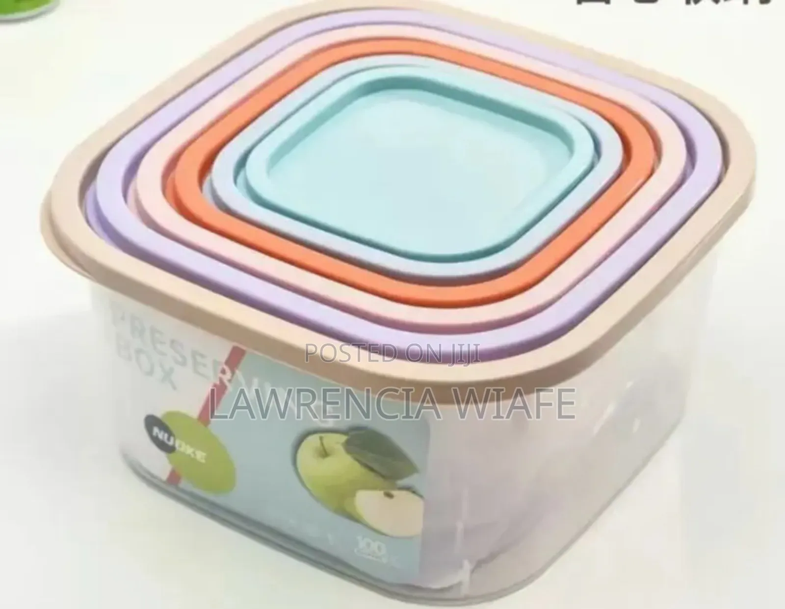5pcs Storage Bowls With Lids