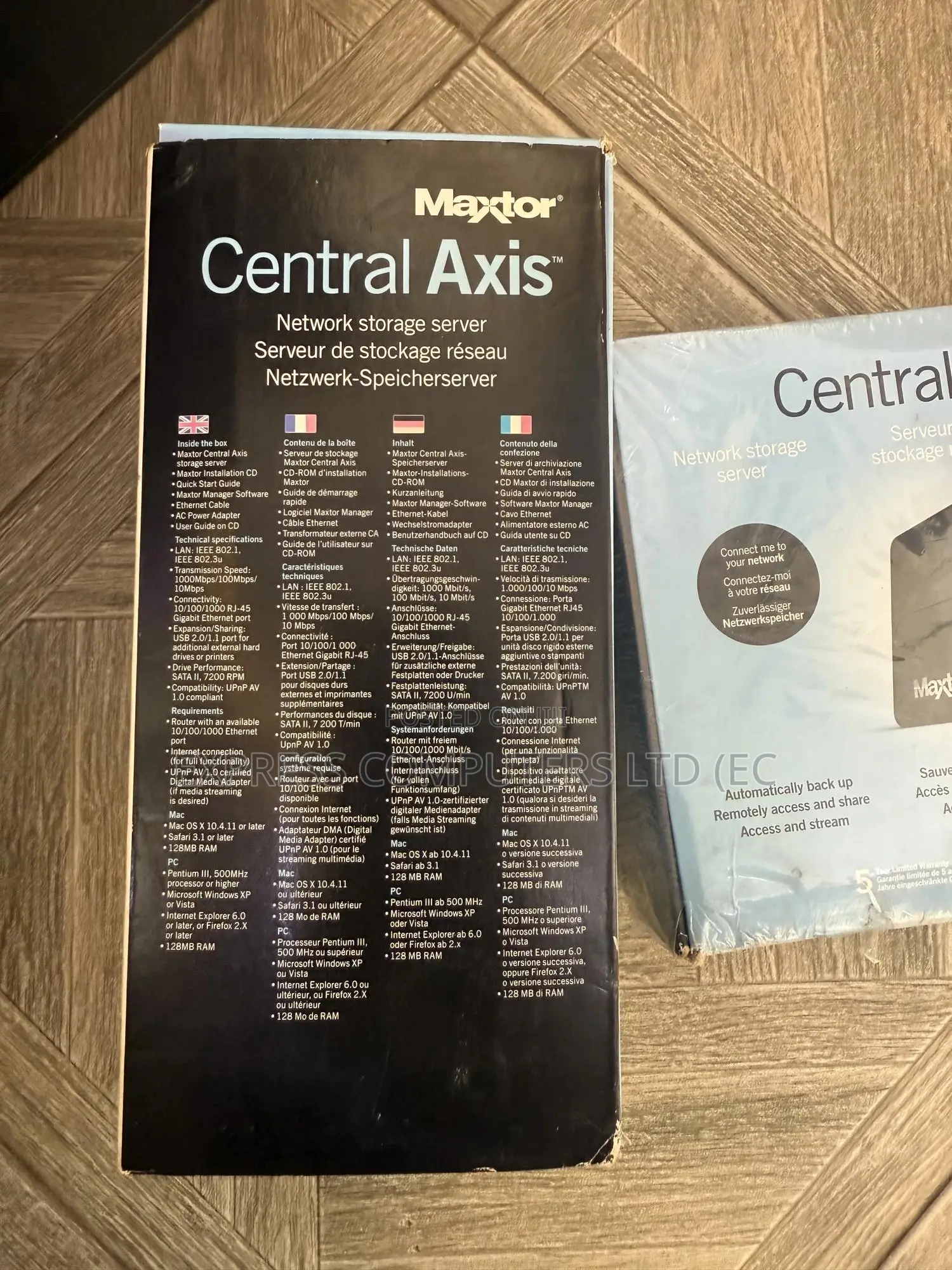 Seagate Maxtor Central Axis 1 Tb Network Storage Server Original Uk