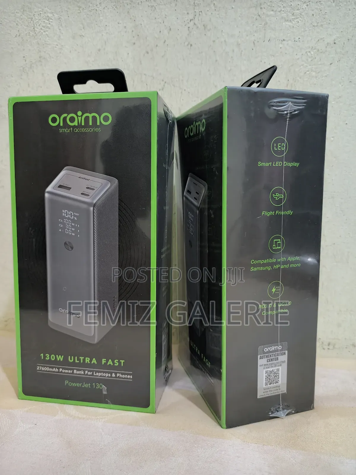 Oraimo Power Jet 130 27600mah 130w Power Bank