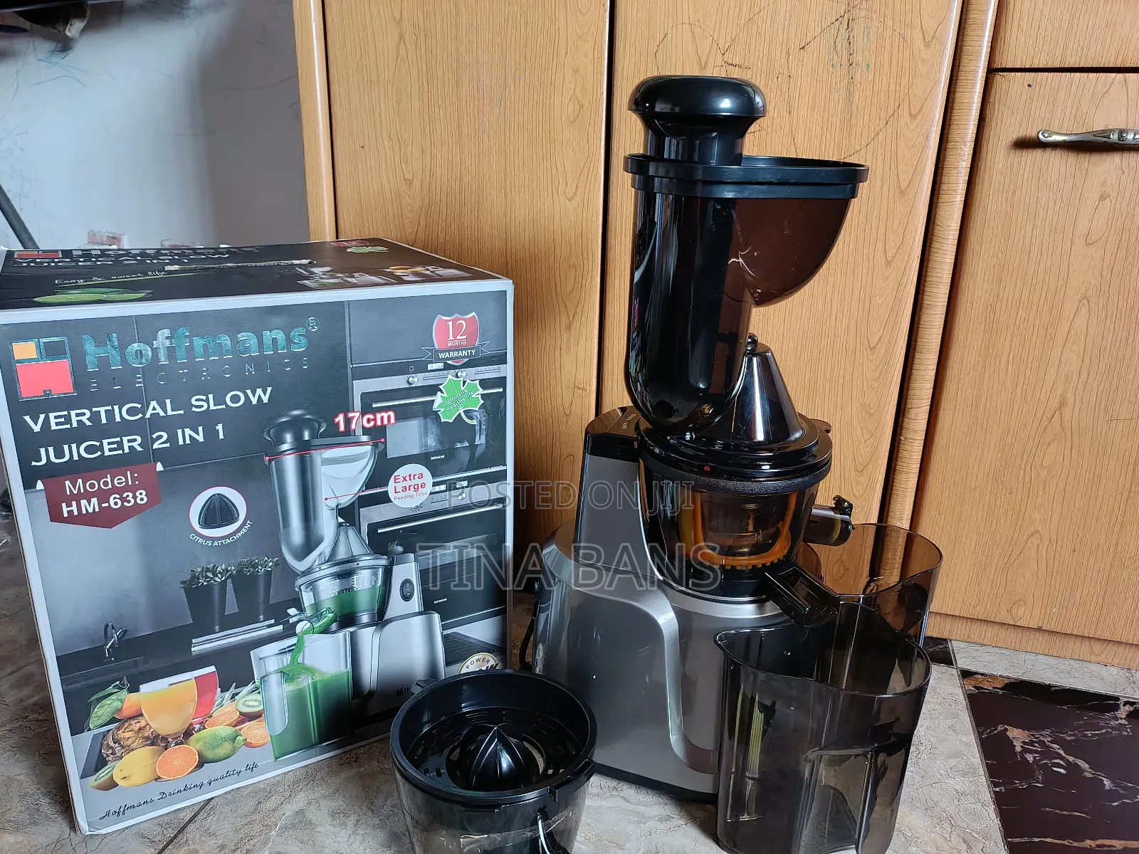 2 In 1 Hoffmans Vertical Slow Juicer