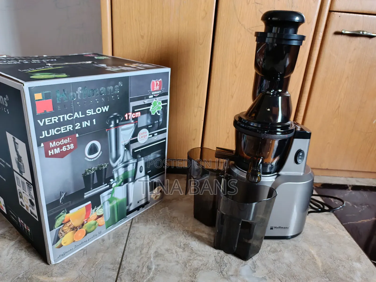 2 In 1 Hoffmans Vertical Slow Juicer