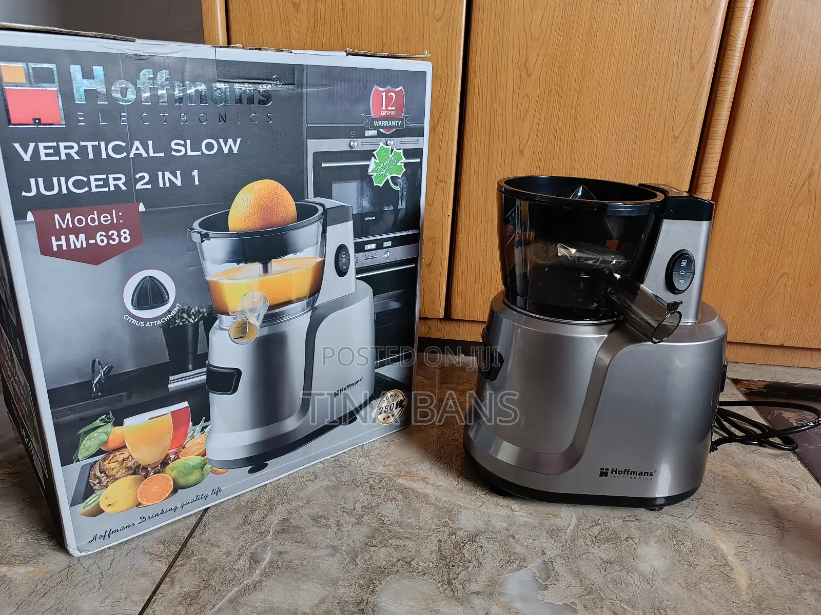 2 In 1 Hoffmans Vertical Slow Juicer