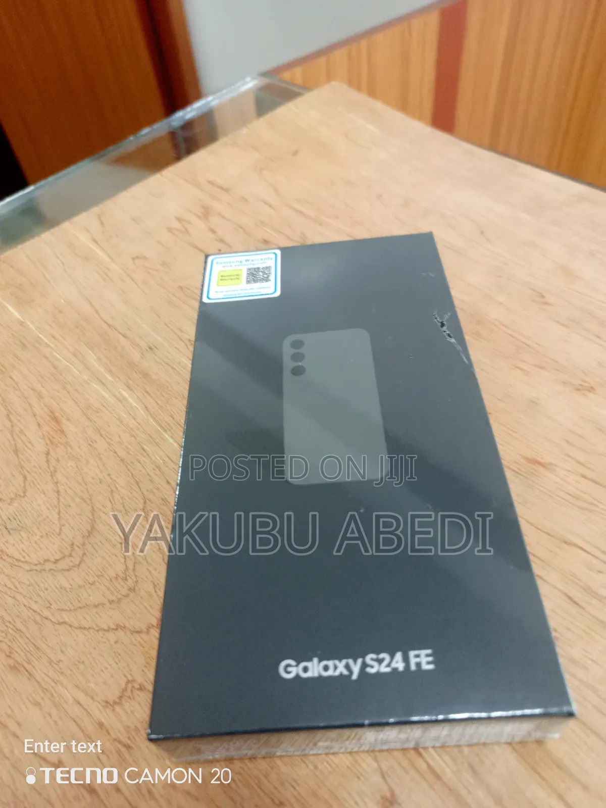 New Samsung Galaxy S24 FE 128 GB Black