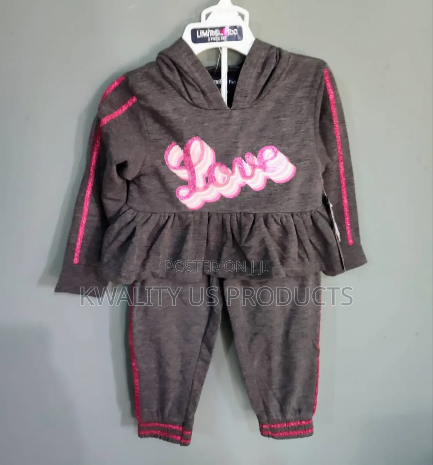 Limited Too Toddler Girl Jogger Set - 2 and 3 Years