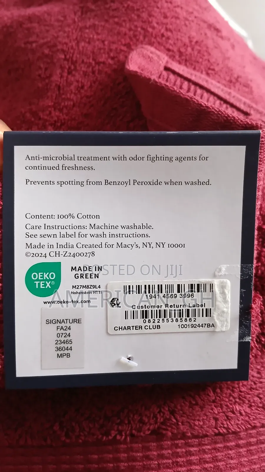 100% Cotton Large Towels