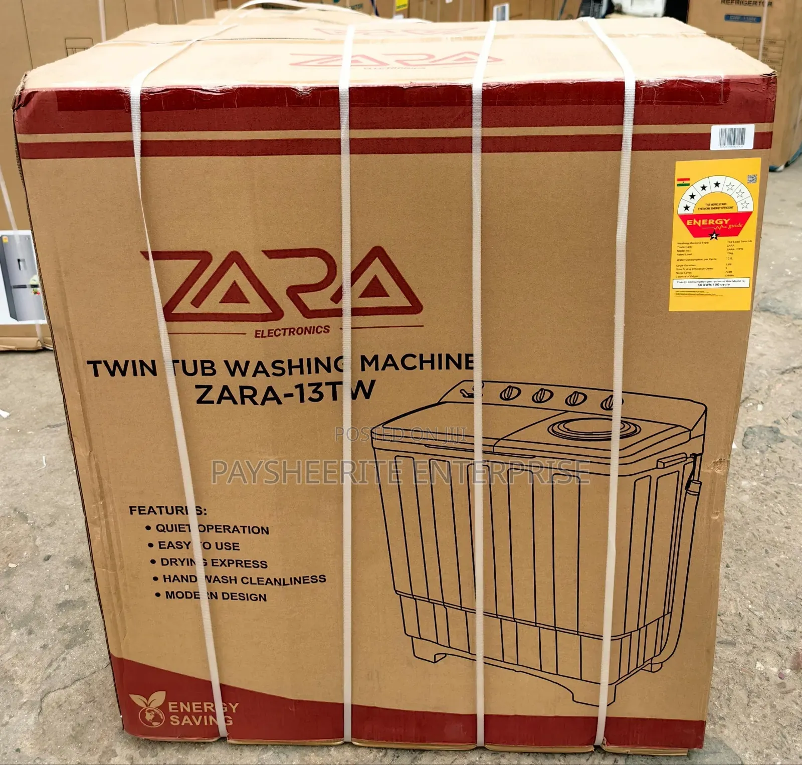 Zaara 13kg Semi Automatic Washing Machine
 Ghc2450