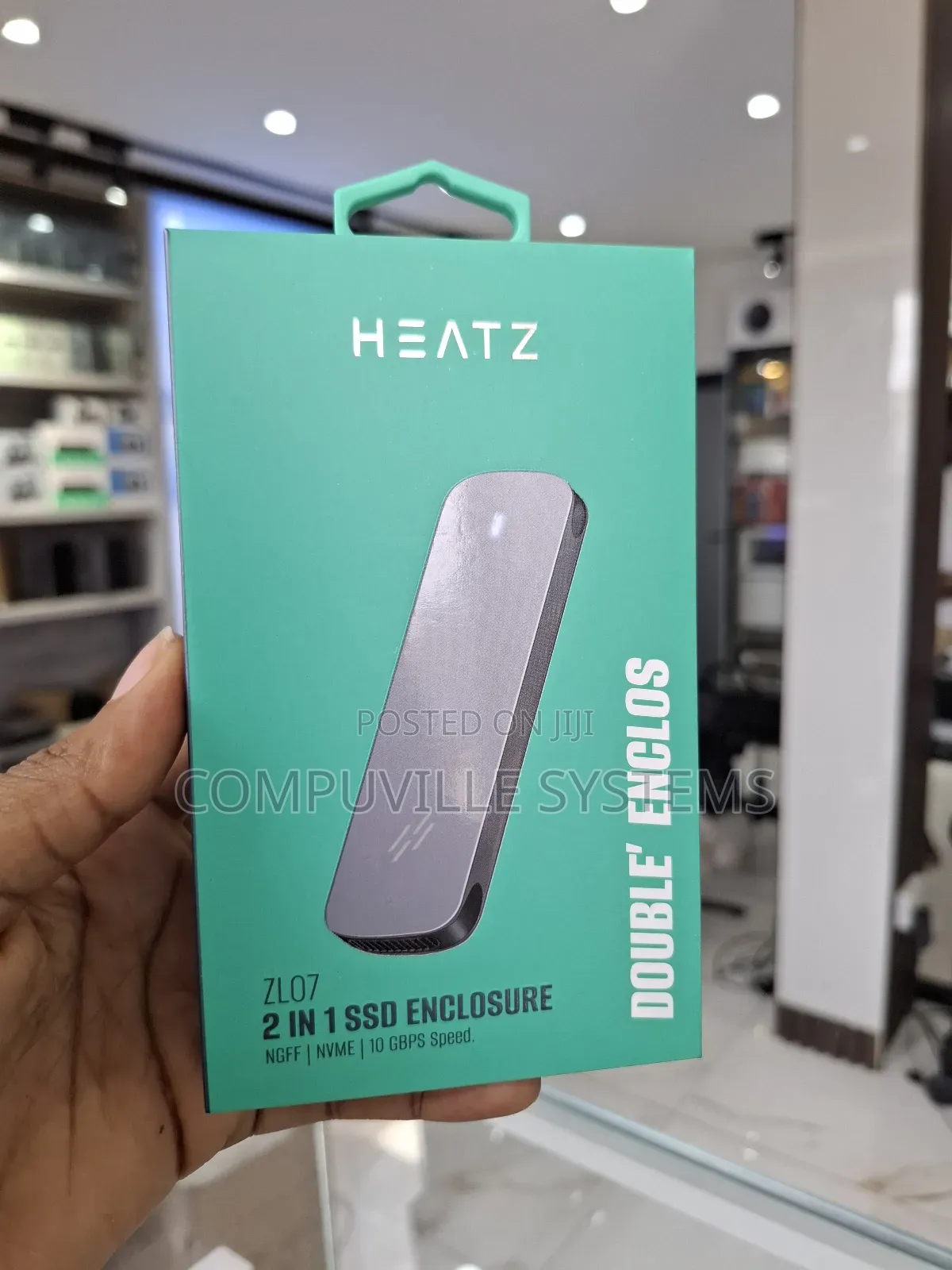 Heatz Zl07 2 in 1 SSD Enclosure