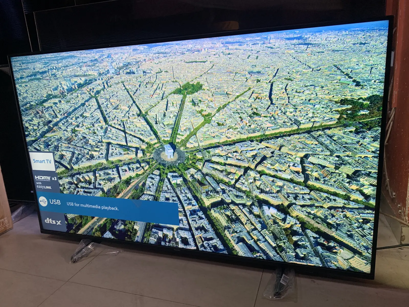 55 " Phillips Ambilight Uhd Smart Satellite Android 55pus8079/12 Tv