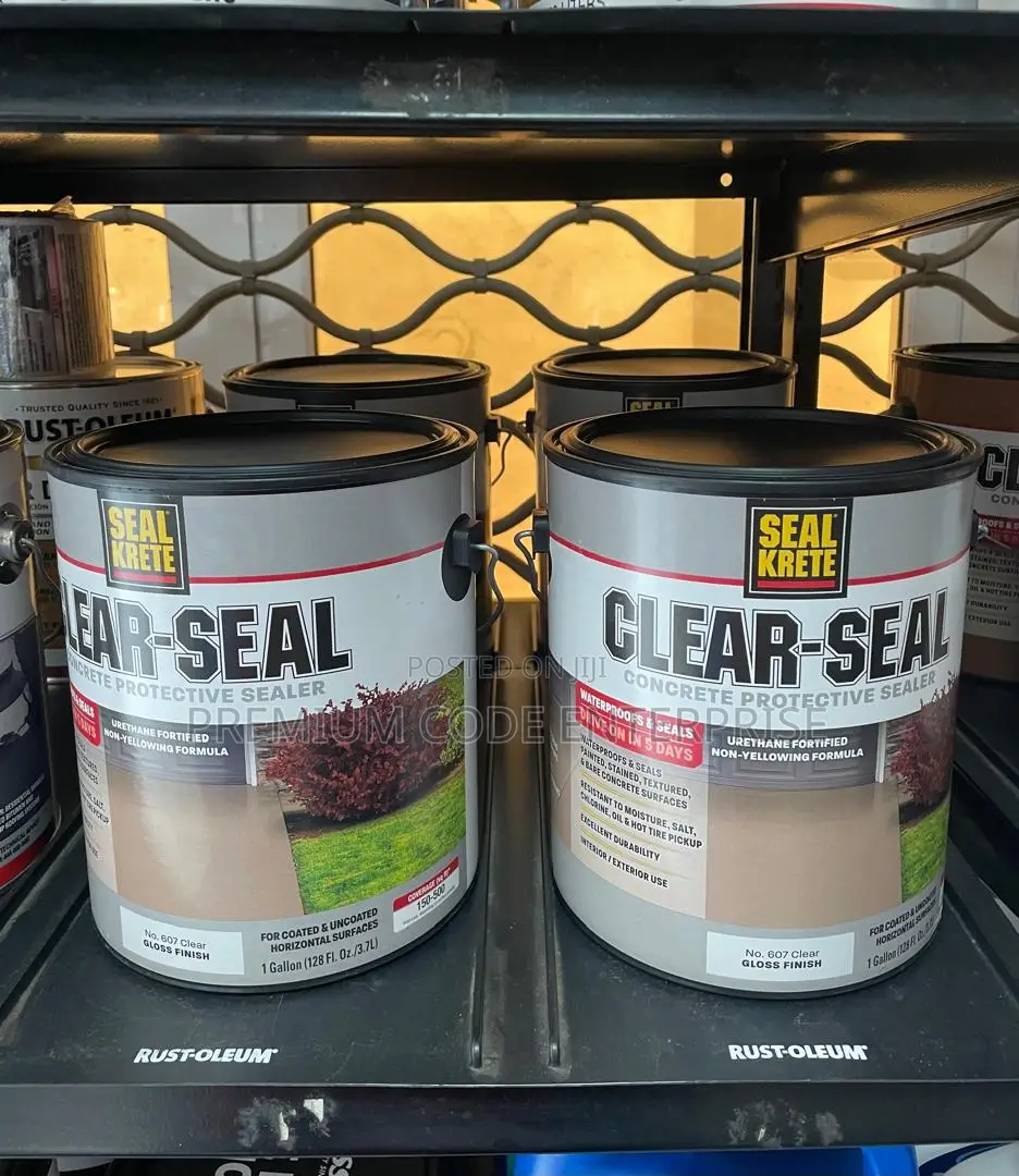 Clear-Seal Satin Concrete Sealer – Protective Water-Based Finish