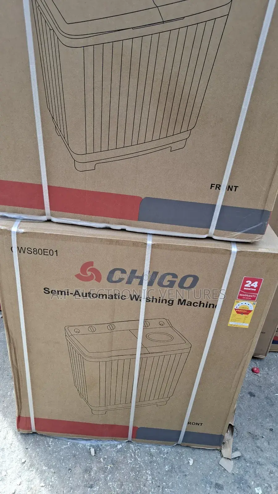 Chigo 8kg Twin Tub Semi-Automatic Washing Machine