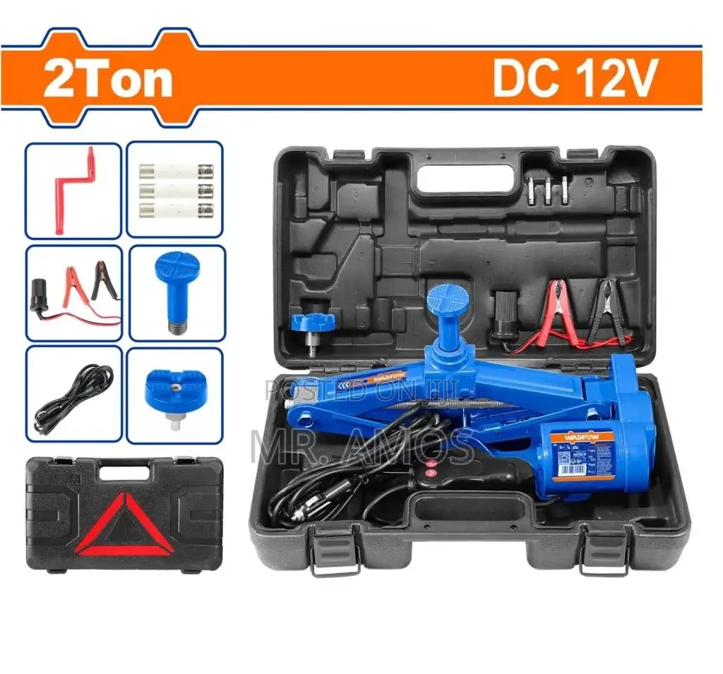 2ton Electric Scissor Jack 12 Volt - Whj4d02